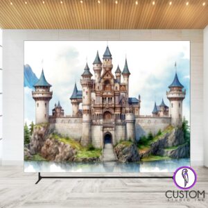 Painel Retangular Disney Castelo