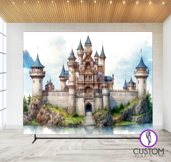 Painel Retangular Disney Castelo